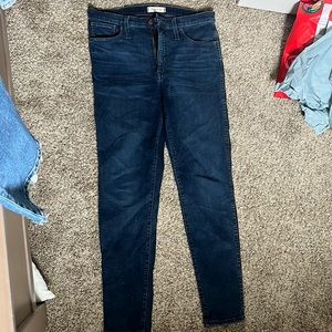 Madewell 10” high rise skinny size 30